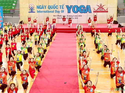 Ngày Quốc tế Yoga năm 2024 tại tỉnh Bình Phước